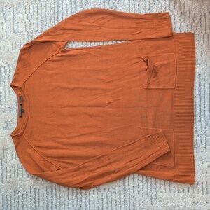 Jeanne Pierre Women's Orange Sweater